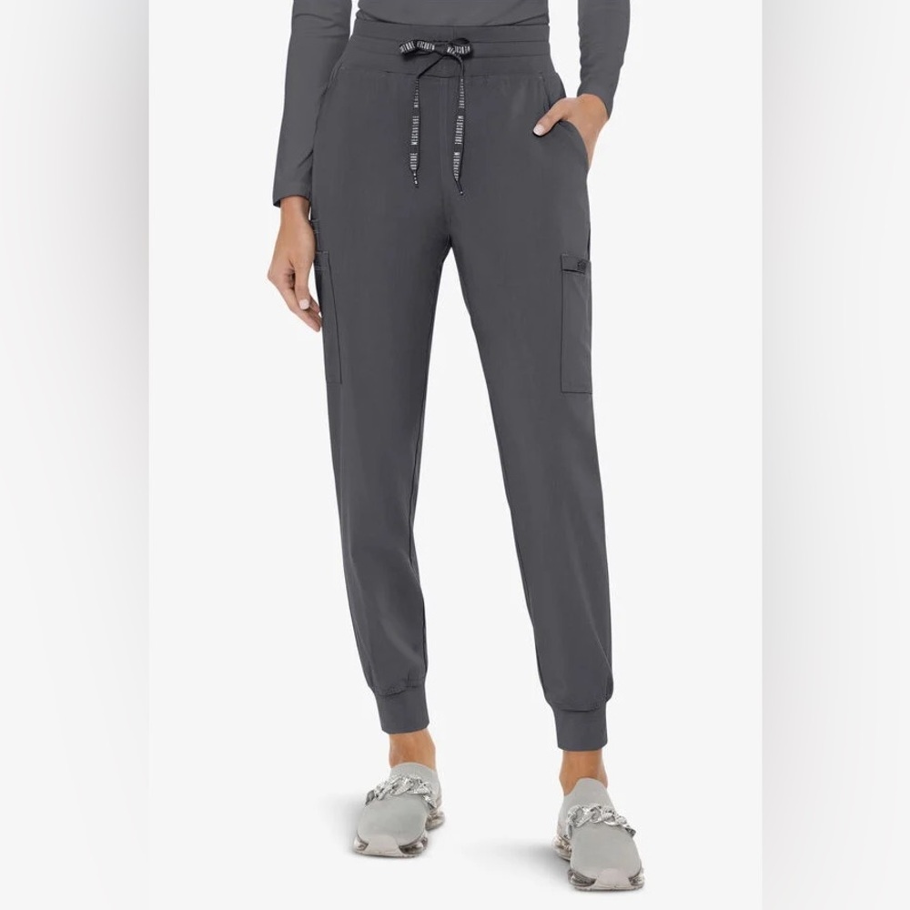 Med Couture Touch Women's 6-Pocket STRETCH Double Cargo Jogger Scrub Pants